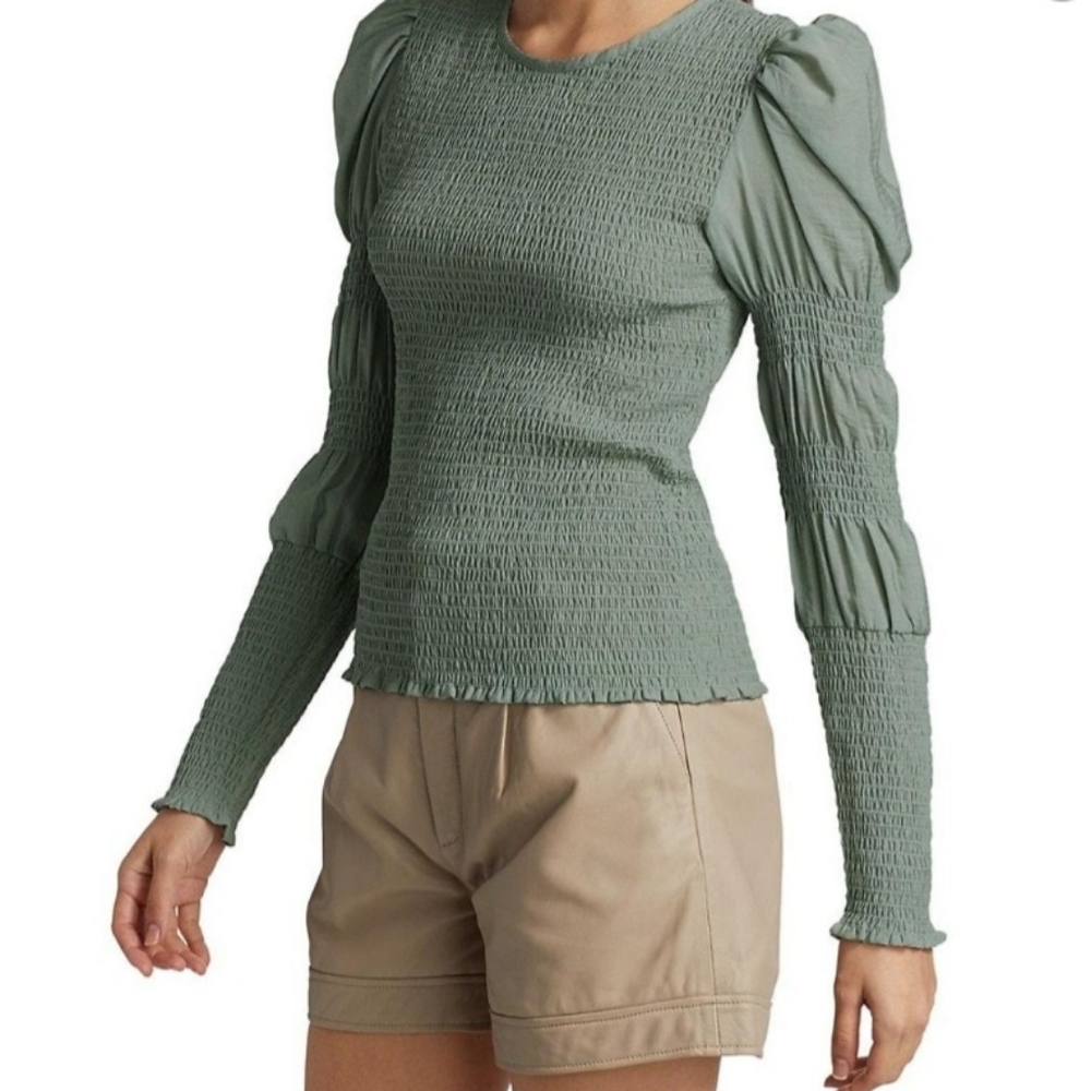 🌙NWT Gestuz MazziGZ Puff Sleeve Blouse - Picture 4 of 9